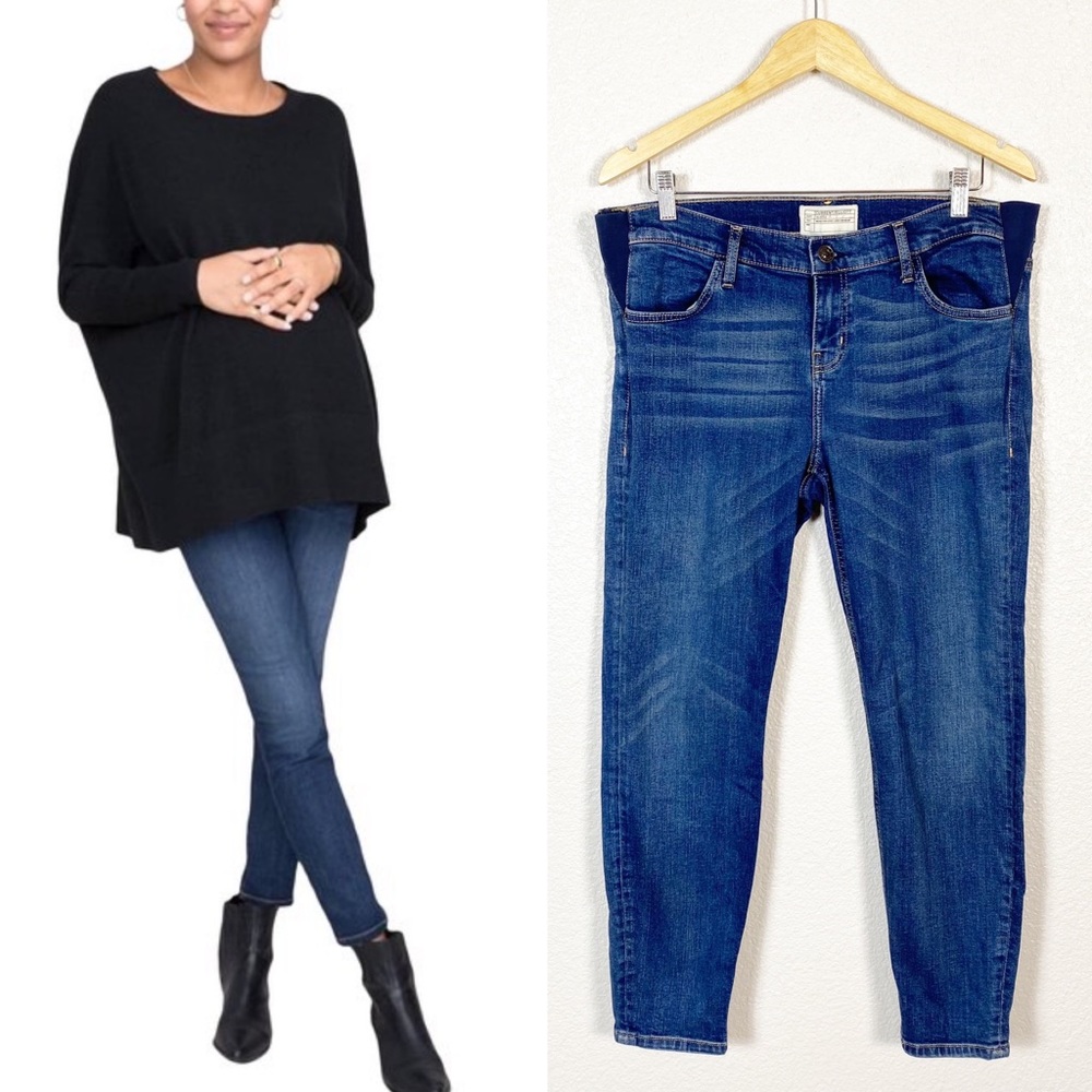 Current Elliot x HATCH Townie Stiletto Ankle Maternity Jeans Size 32